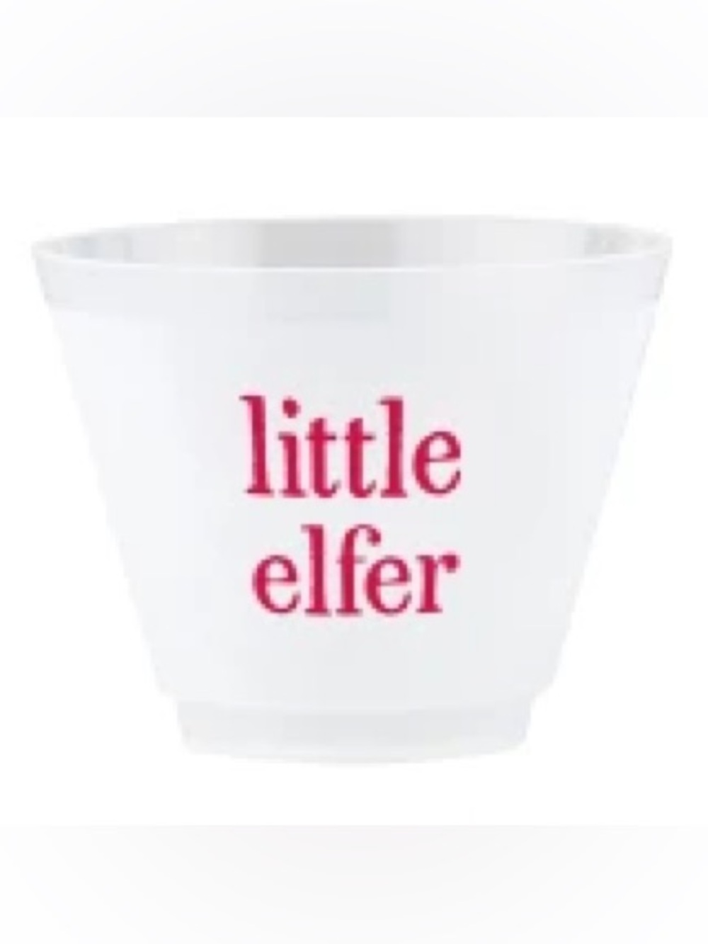 Face to Face Wine Frost Cups - Little Elfer - Set of 8